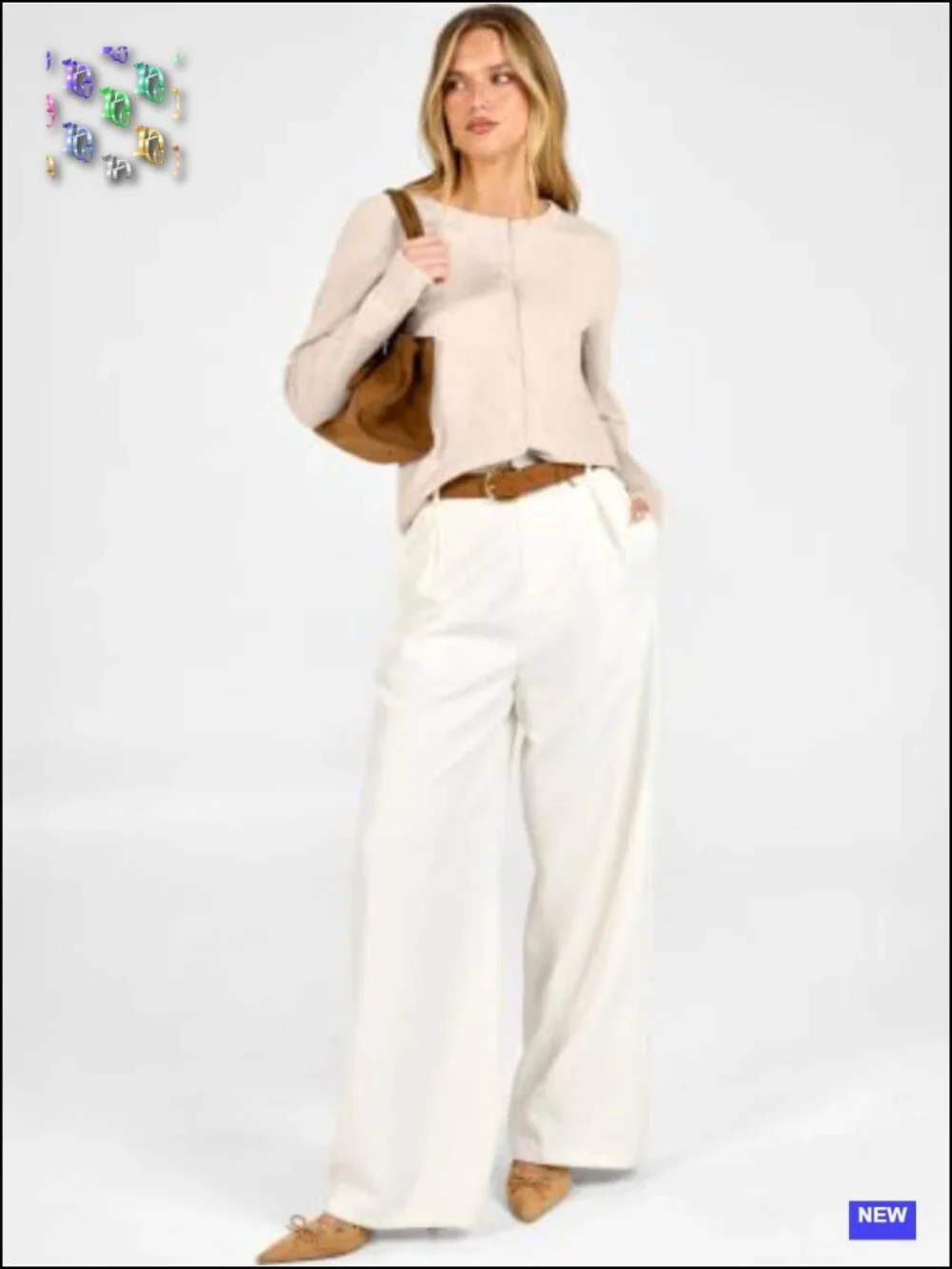 Women's Lightweight Cardigan Sweater - Button Down Long Sleeve Knit Top - Picture 5 of 6